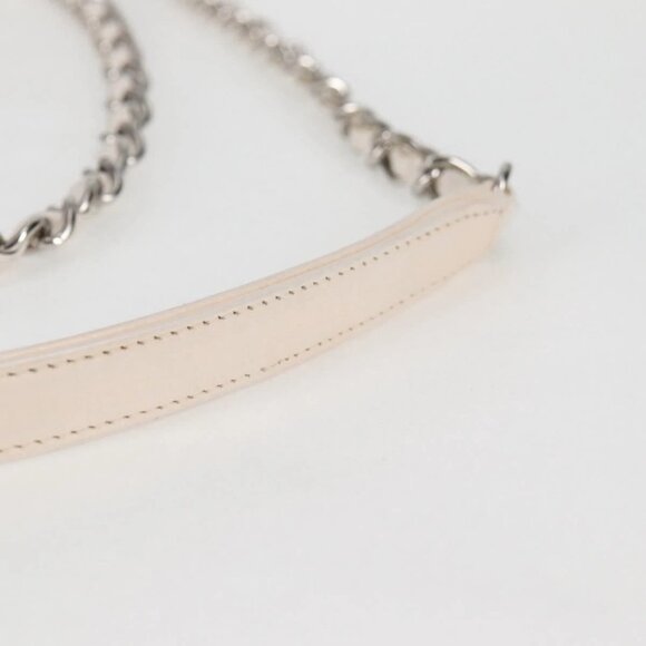 CHANEL Chain Shoulder Bag Canvas White Multicolor CC Auth 117109AM - Picture 8 of 16